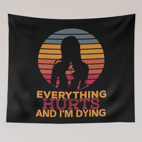Item preview, Everything Hurts and i'm Dying, designed and sold by thebearderhood.