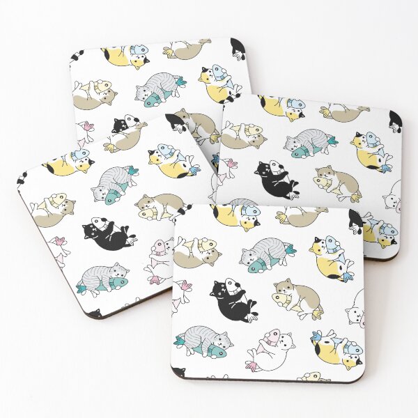 Item preview, Cat kitten fish hug  designed and sold by urbanstore69.