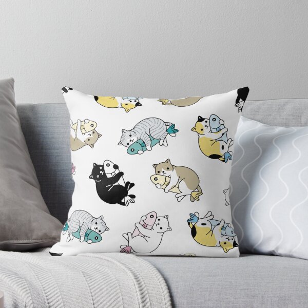 Item preview, Cat kitten fish hug  designed and sold by urbanstore69.