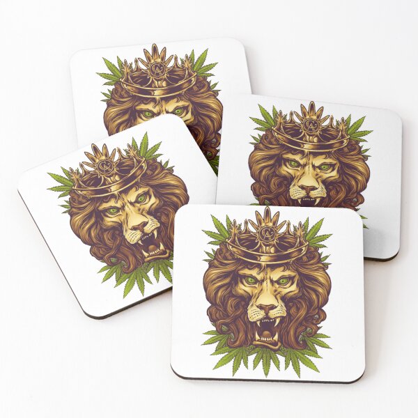 Item preview, Rasta lion wearing crown Rastafari Judah  Vintage  designed and sold by tetyboom.