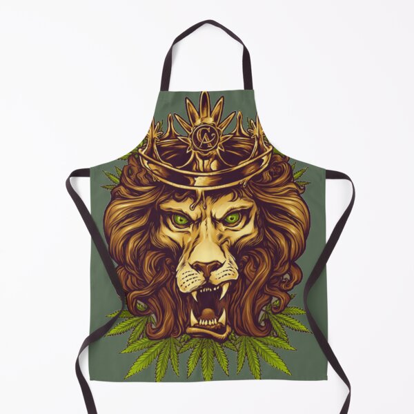 Item preview, Rasta lion wearing crown Rastafari Judah Vintage designed and sold by tetyboom.