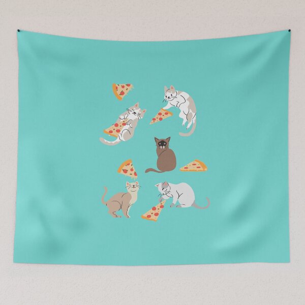Item preview, Pizza Cats designed and sold by ZeeDigitalArt.