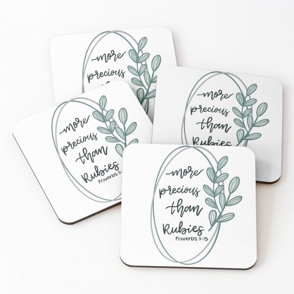 Item preview, More Precious Than Rubies - Proverbs 3:15 designed and sold by JulieannMalynda.