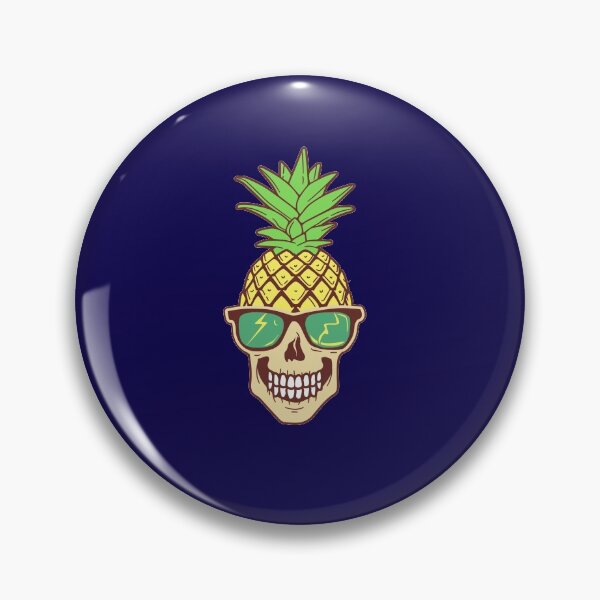 Item preview, Pineapple Skull Cool Face with glasses designed and sold by The Athletic  Mindset.