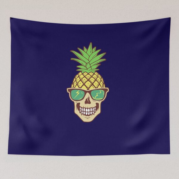 Item preview, Pineapple Skull Cool Face with glasses designed and sold by The Athletic  Mindset.