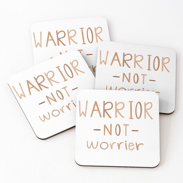 Item preview, Warrior not Worrier designed and sold by JulieannMalynda.