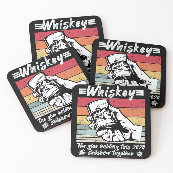 Item preview, Whiskey The Glue Holding This 2020 Shitshow Together - Funny Anti 2020 designed and sold by Noahlaz.