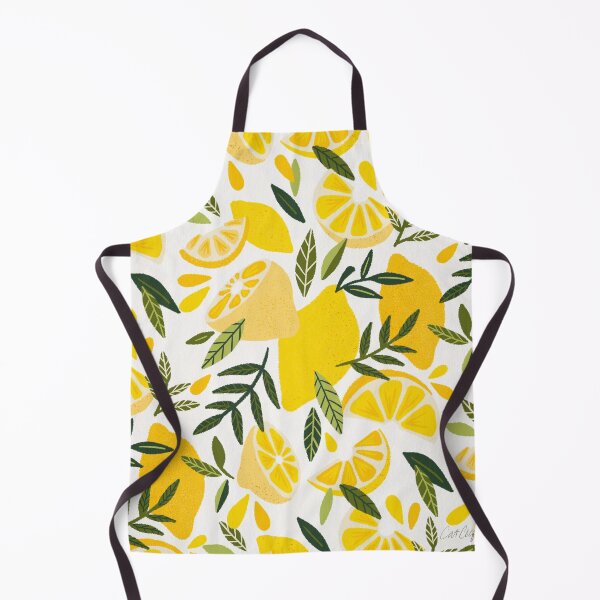 Item preview, Lemon Blooms on White designed and sold by Cat Coquillette.