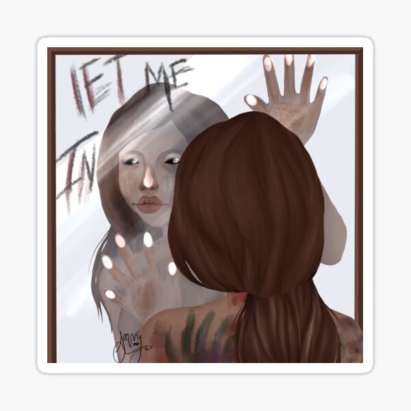 Dark Reflection Sticker