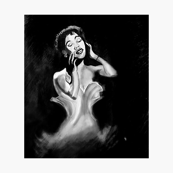 Sarah Vaughan Photographic Print
