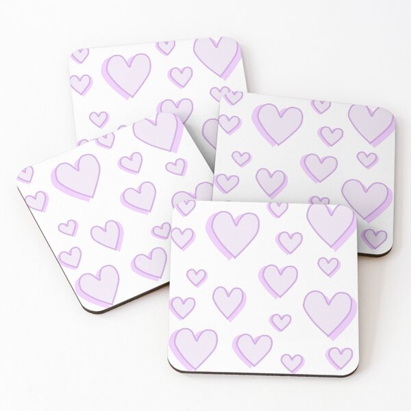 Item preview, Pastel Purple Hearts designed and sold by Arexus.