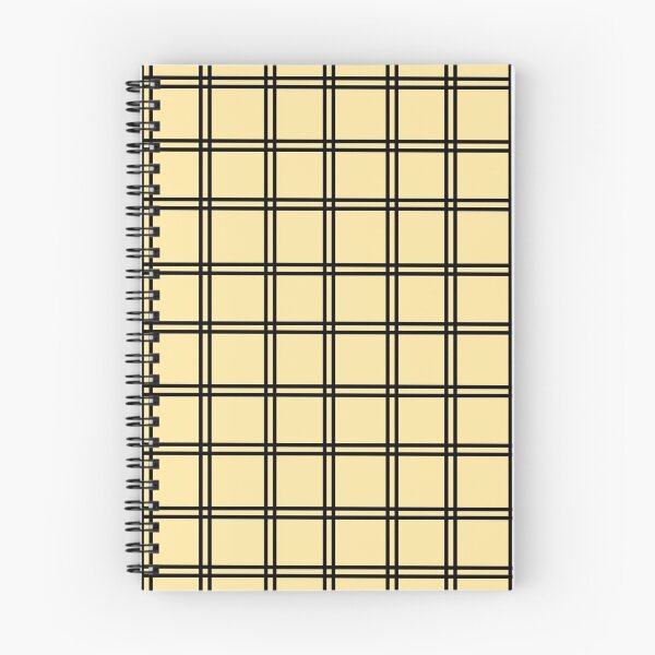 Item preview, Yellow and Black Grid designed and sold by tinyteacups.