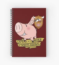 Sir Hawk, Captain of Scraps Disposal Spiral Notebook