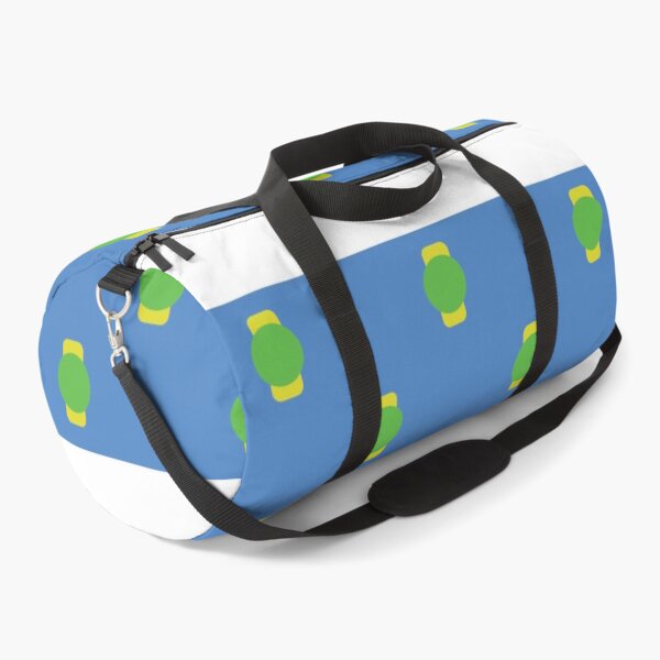 Item preview, Green and Yellow Design on Blue Background designed and sold by MimsTees.