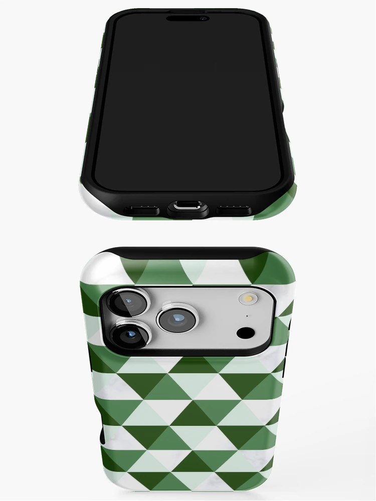Thumbnail 3 of 4, iPhone Case, Triangle Pattern designed and sold by LuminousPattern.