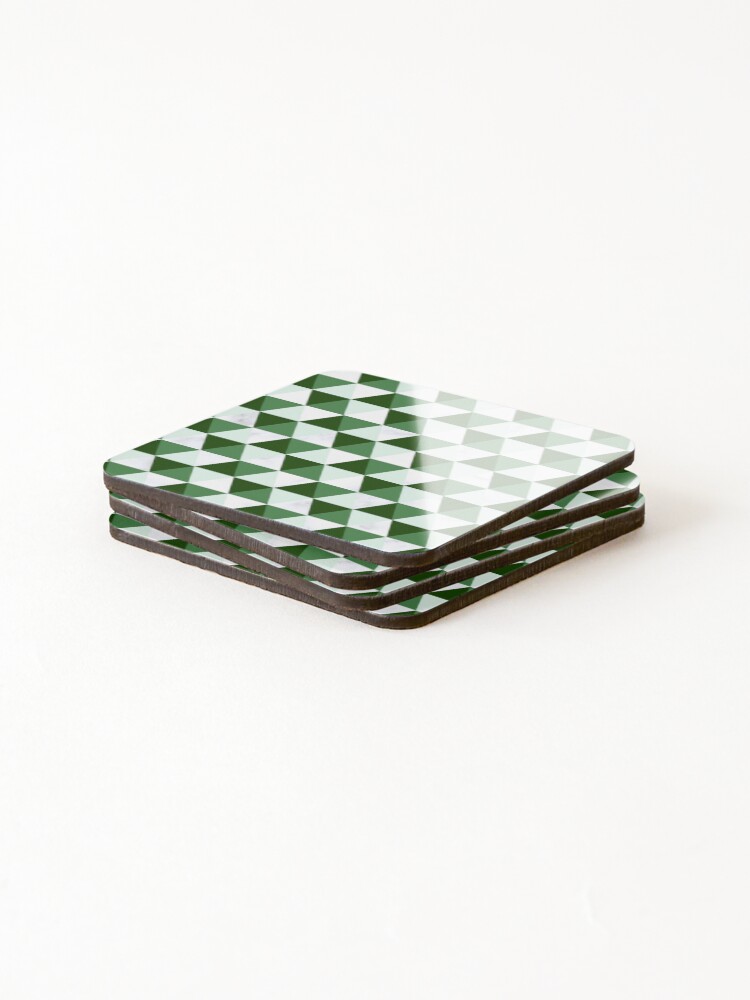 Thumbnail 4 of 5, Coasters (Set of 4), Triangle Pattern designed and sold by LuminousPattern.