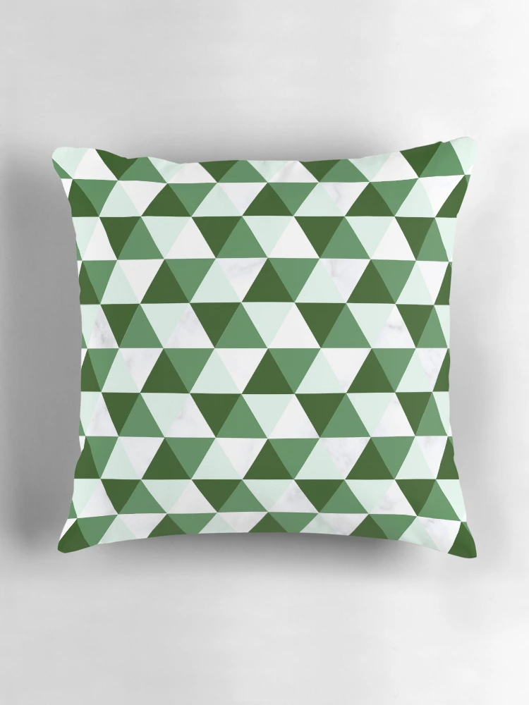 Thumbnail 3 of 4, Pillow, Triangle Pattern designed and sold by LuminousPattern.
