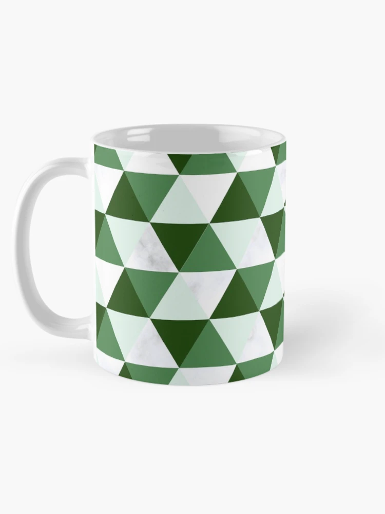 Thumbnail 5 of 6, Coffee Mug, Triangle Pattern designed and sold by LuminousPattern.