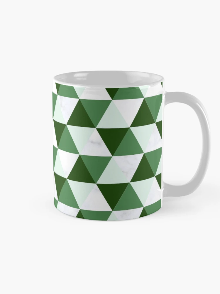 Thumbnail 3 of 6, Coffee Mug, Triangle Pattern designed and sold by LuminousPattern.