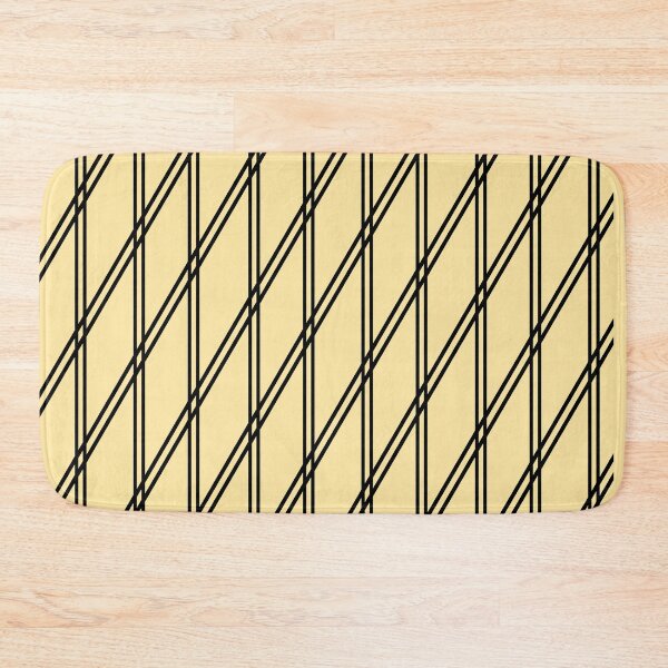 Item preview,  Yellow and Black Diamond Grid designed and sold by tinyteacups.