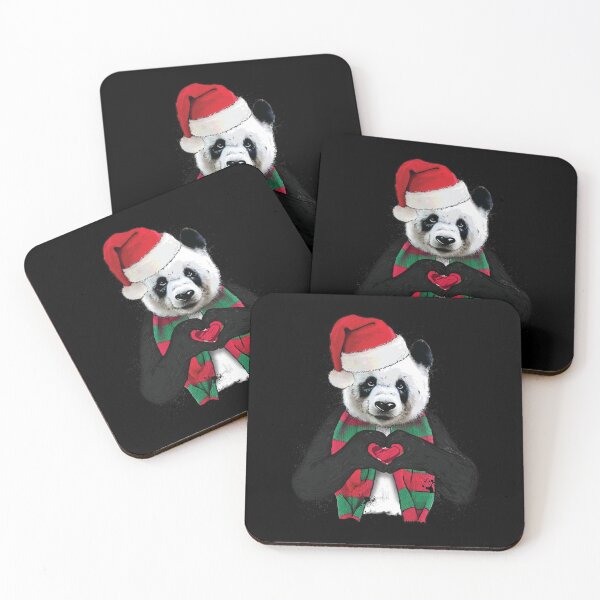 Item preview, Christmas Panda Cute Holiday Love design designed and sold by tronictees.