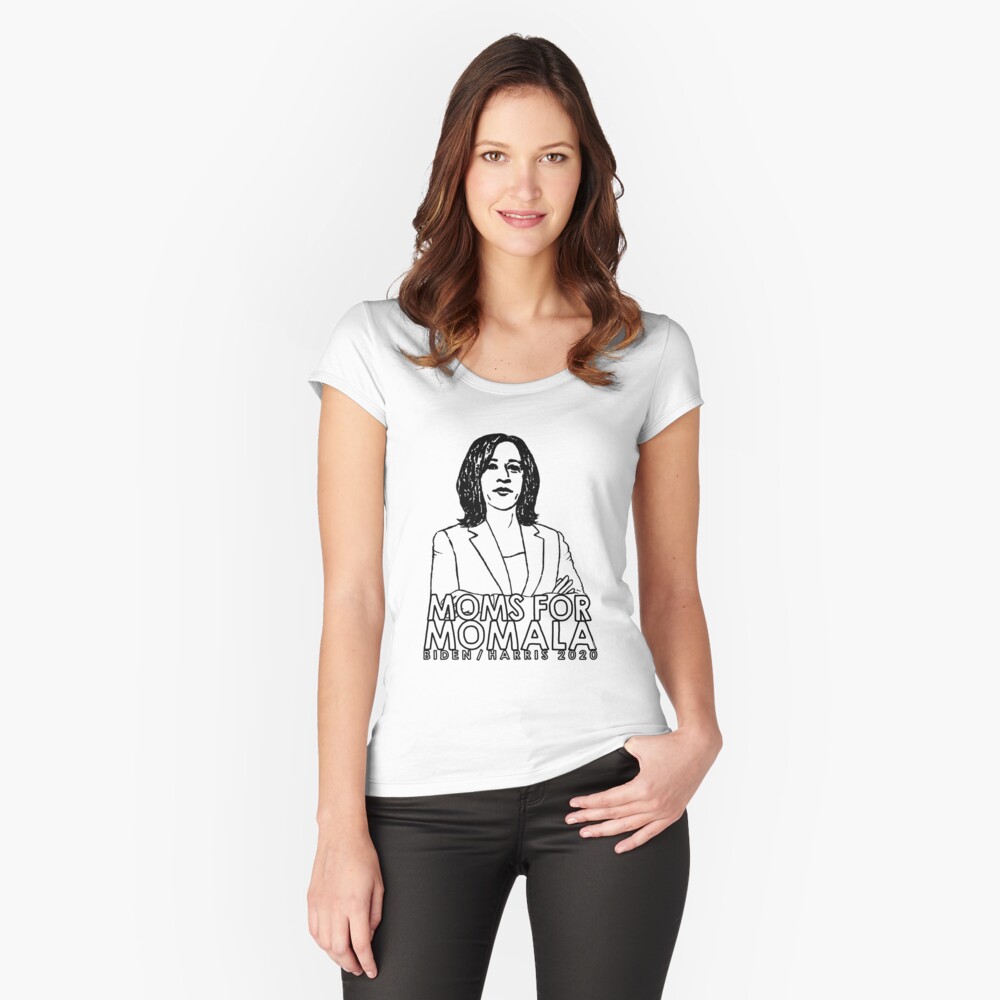 MOMS FOR MOMALA Fitted Scoop T-Shirt