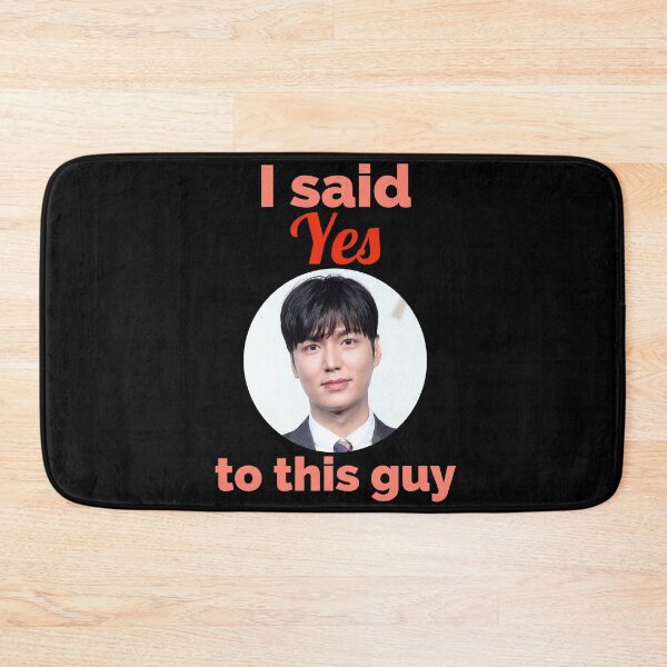 Item preview, i said yes to this guy. Lee Min Ho designed and sold by doctors-apparel.