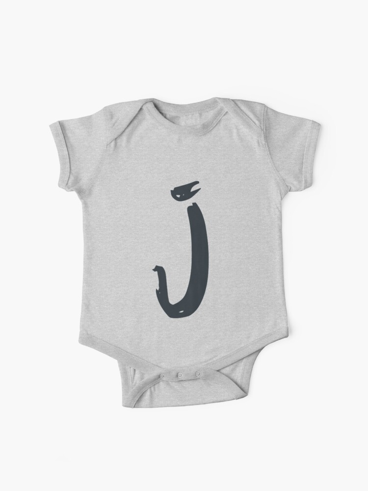 Letter J Graffiti Alphabet Baby One Piece By Finequotes Redbubble