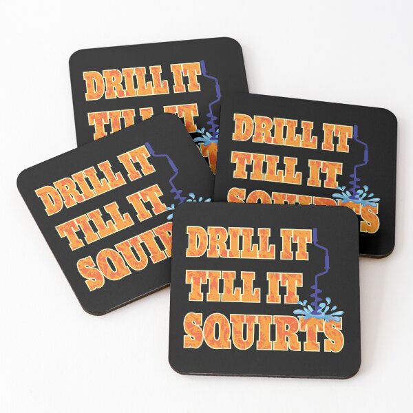 Item preview, Funny Drill It Till It Squirts Ice Fishing print designed and sold by tronictees.