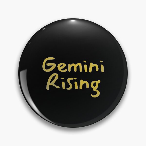 Item preview, Gemini Rising Text Yellow designed and sold by leomooncreates.