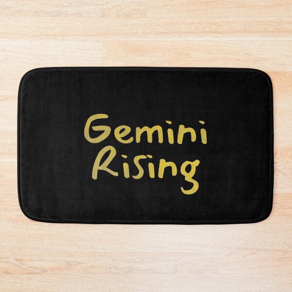Item preview, Gemini Rising Text Yellow designed and sold by leomooncreates.
