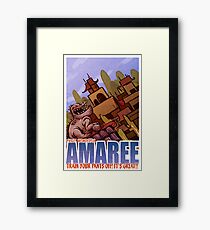 Amaree Location Postcard Framed Print