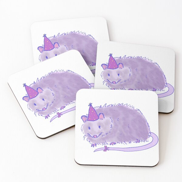 Item preview, polite birthday possum designed and sold by carrotface.