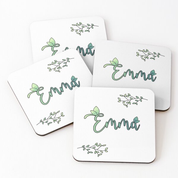 Item preview, CUSTOMISABLE Emma leaf themed sticker set designed and sold by Pbanjelly.