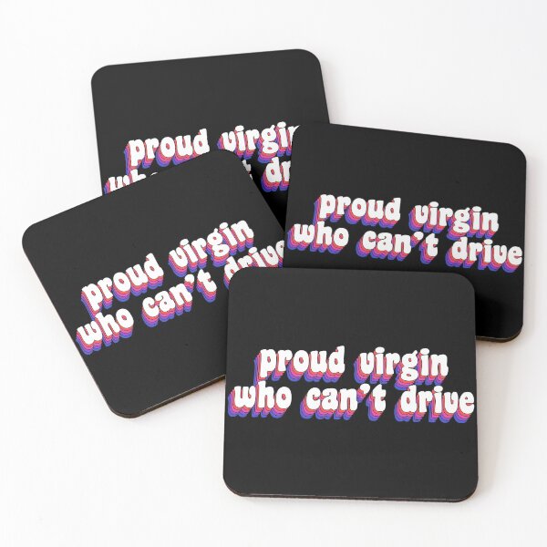 Item preview, proud virgin who can't drive designed and sold by TikTokTalk.