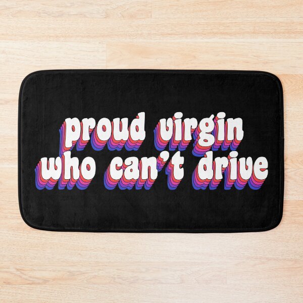 Item preview, proud virgin who can't drive designed and sold by TikTokTalk.