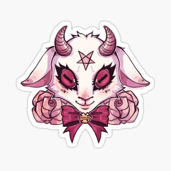 Adorablevil Goat Sticker