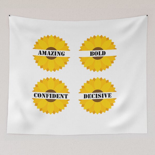 Item preview, Sunflower ABCD Positive Words designed and sold by Bliss Find And Design.