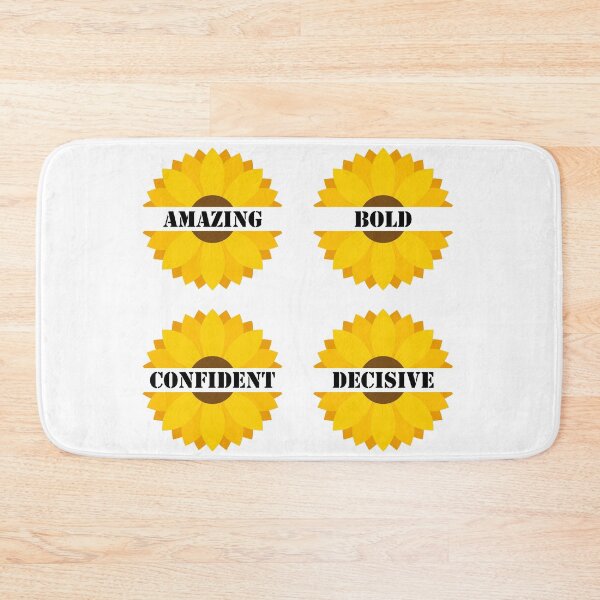 Item preview, Sunflower ABCD Positive Words designed and sold by Bliss Find And Design.