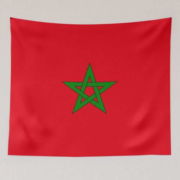 Item preview, Morocco flag  designed and sold by flagshop.