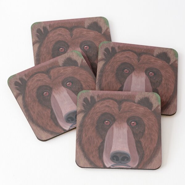 Item preview, Yellowstone Grizzly Bear 12" x 9" original acrylic painting designed and sold by bjs444.