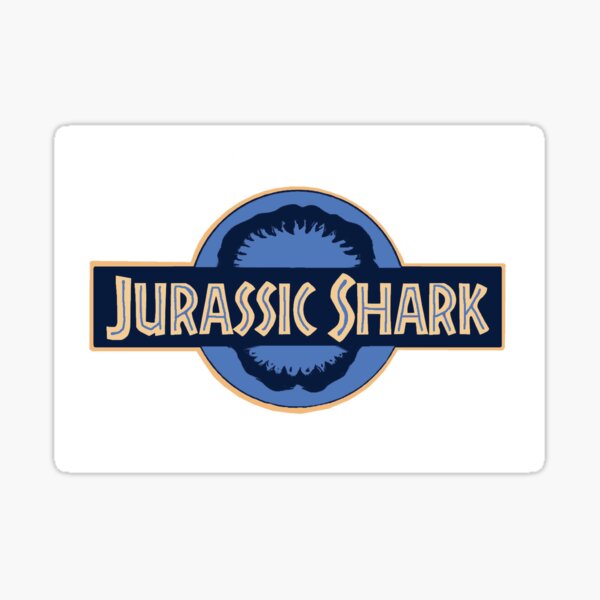 Jurassic World Logo Sticker