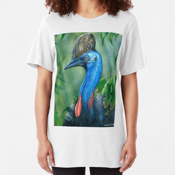" Cassoeary " Slim Fit T-Shirt