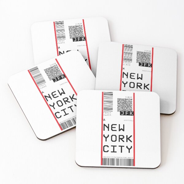 Item preview, New York City Airport Ticket designed and sold by Jessica Arling.