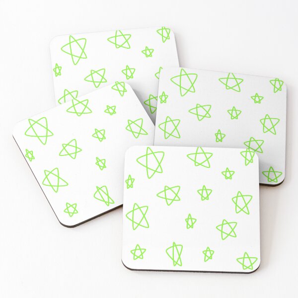 Item preview, Lime Green Stars designed and sold by Arexus.