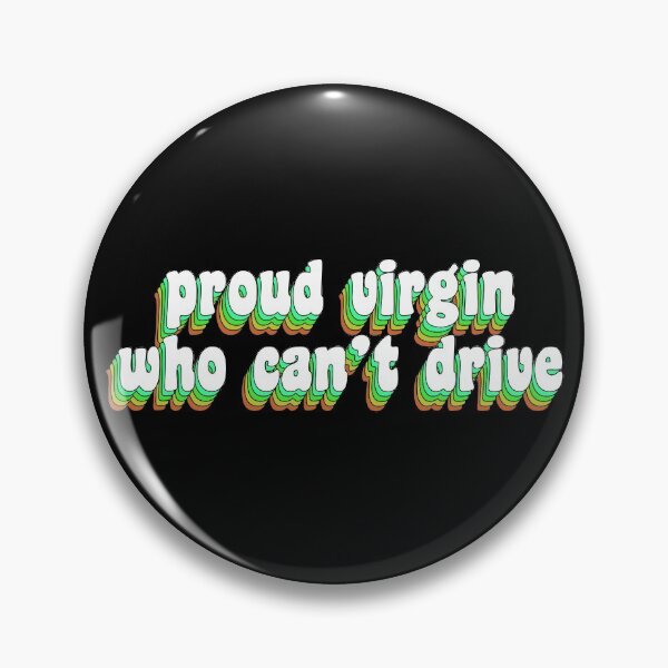 Item preview, proud virgin who can't drive designed and sold by TikTokTalk.
