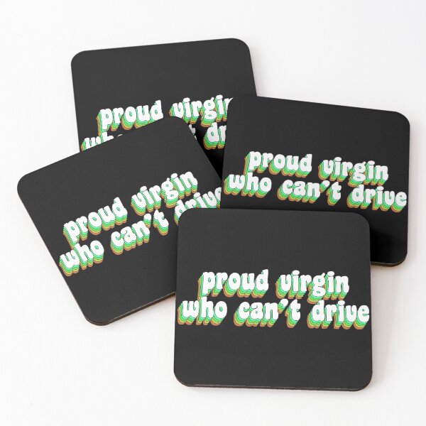 Item preview, proud virgin who can't drive designed and sold by TikTokTalk.