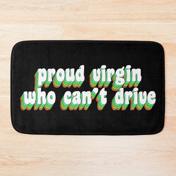 Item preview, proud virgin who can't drive designed and sold by TikTokTalk.