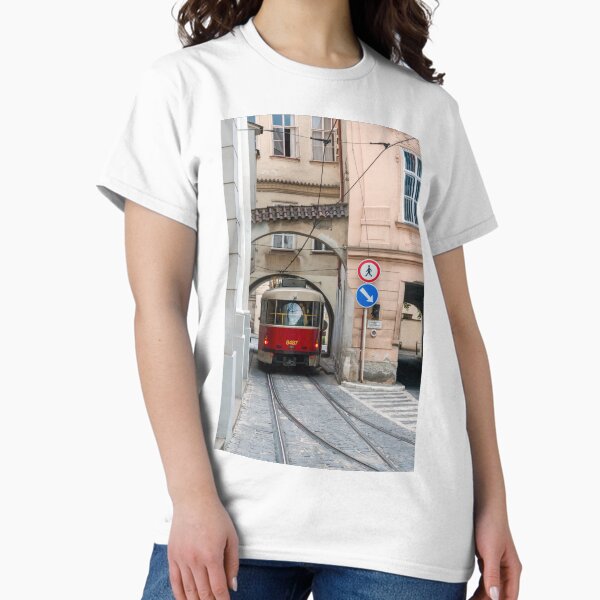 Aperçu de l'œuvre Tramway dans la vieille ville de Prague créée et vendue par Ulysse Pixel.