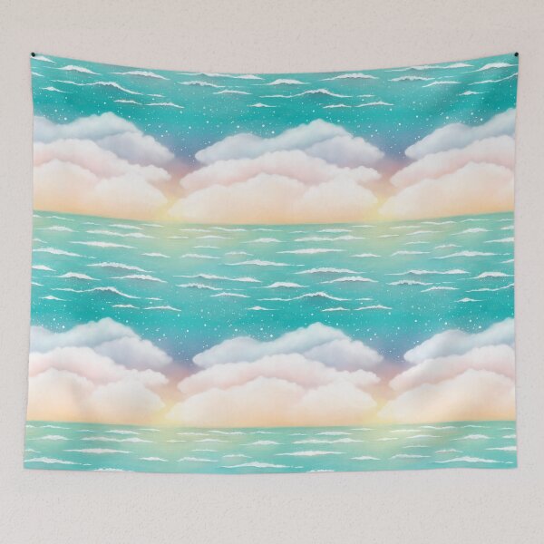 Item preview, Starry Sea Pastel Rainbow Ocean designed and sold by SakuraSkies.